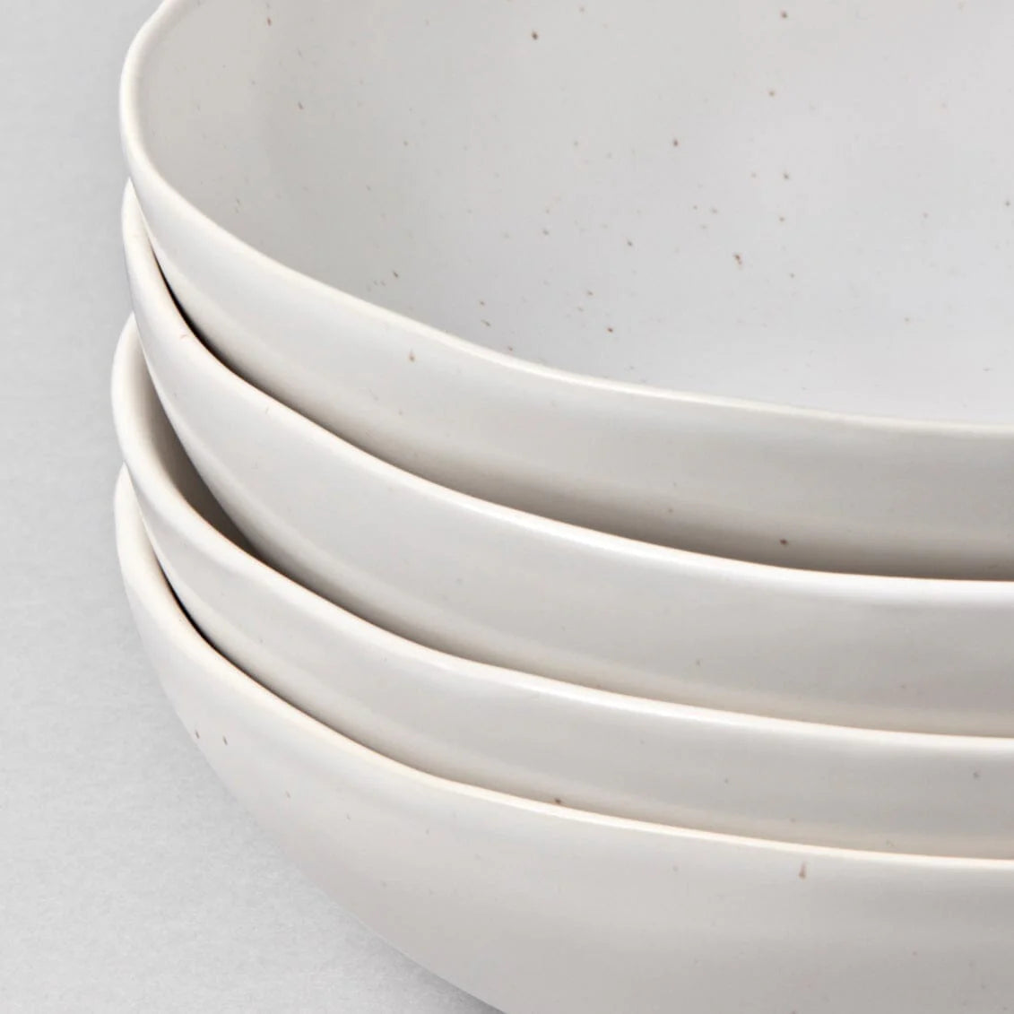 Base Dinnerware Set - Speckled White