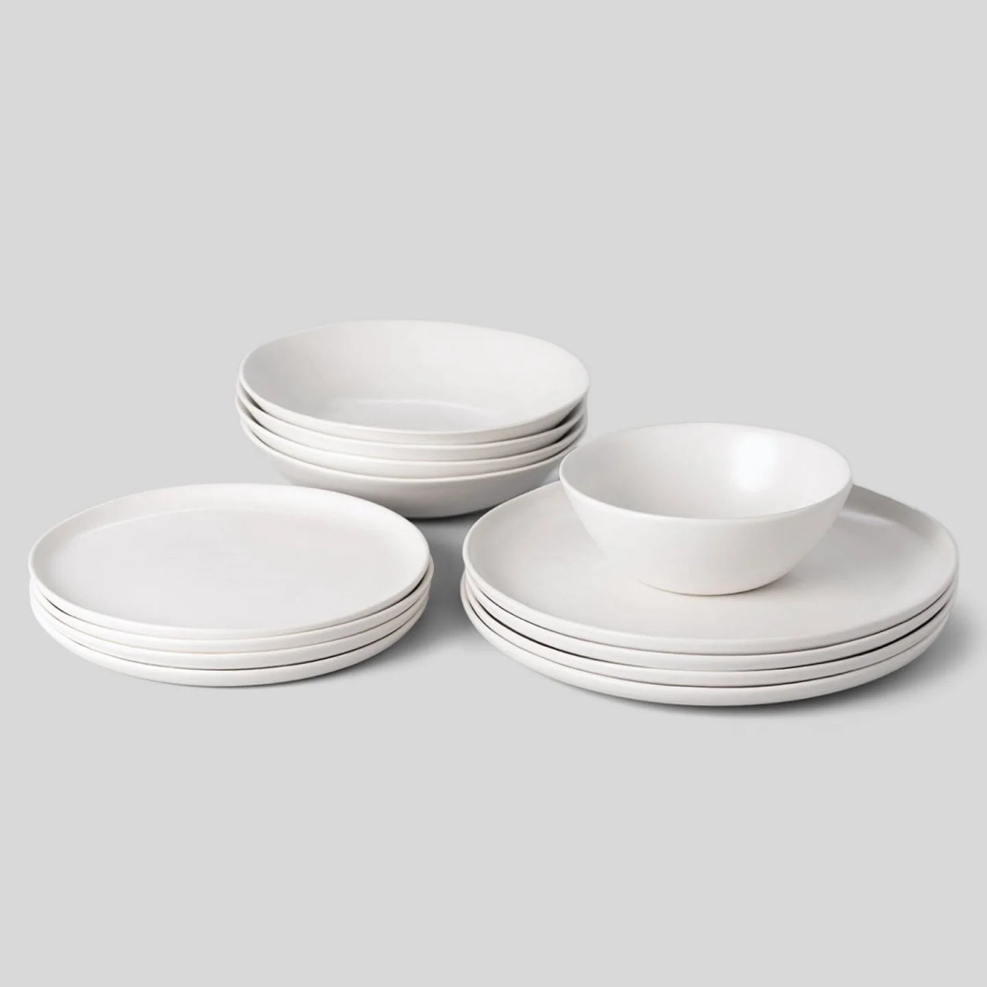 Base Dinnerware Set - Cloud White