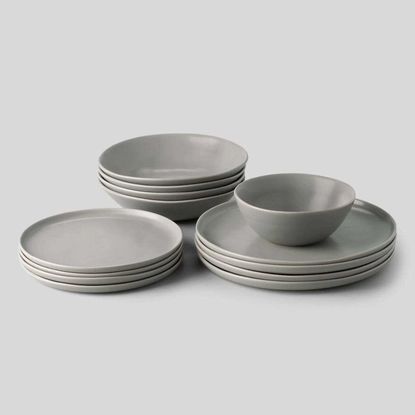 Base Dinnerware Set - Dove Grey